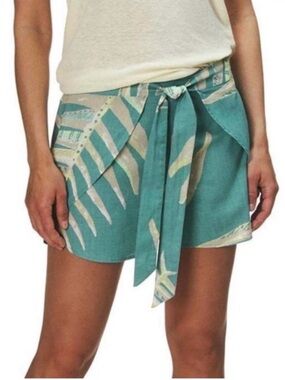 Patagonia Teal Tropical Wrap-Front Women’s Skort